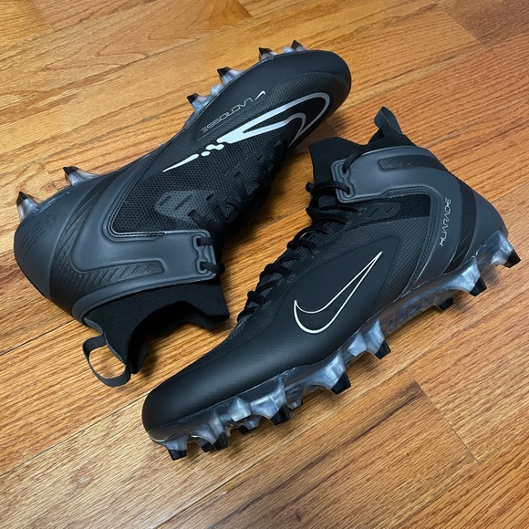 Nike Alpha Huarache 8 Elite LAX Lacrosse Cleats Black CW4440-011 Men's Size 13 - Picture 10 of 12